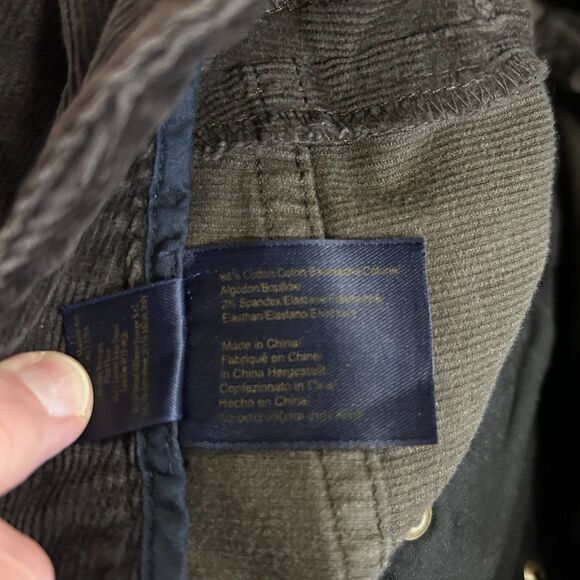 Brooks Brothers Women's Dark Brown Fine Wale Lucia Baby Bootcut Pants Size 16 - Picture 9 of 14